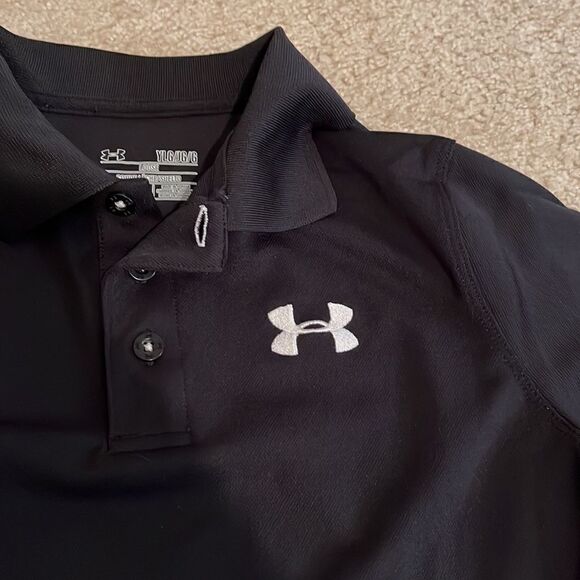 UNDER ARMOUR SIZE YOUTH LARGE COLLARED SHIRT - Picture 2 of 8